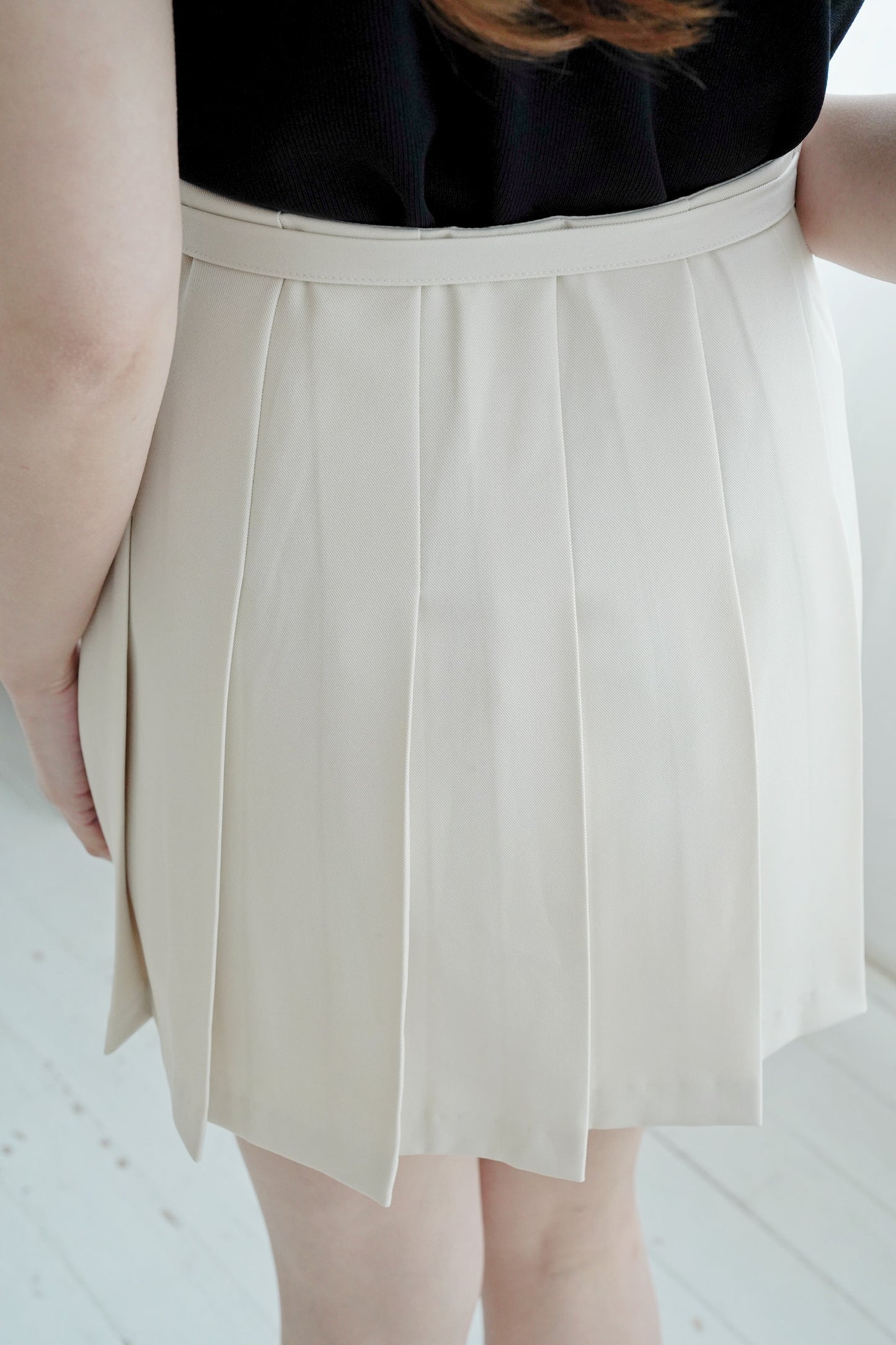 Preppy Buckle Skirt