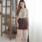 Button Stripe Vest