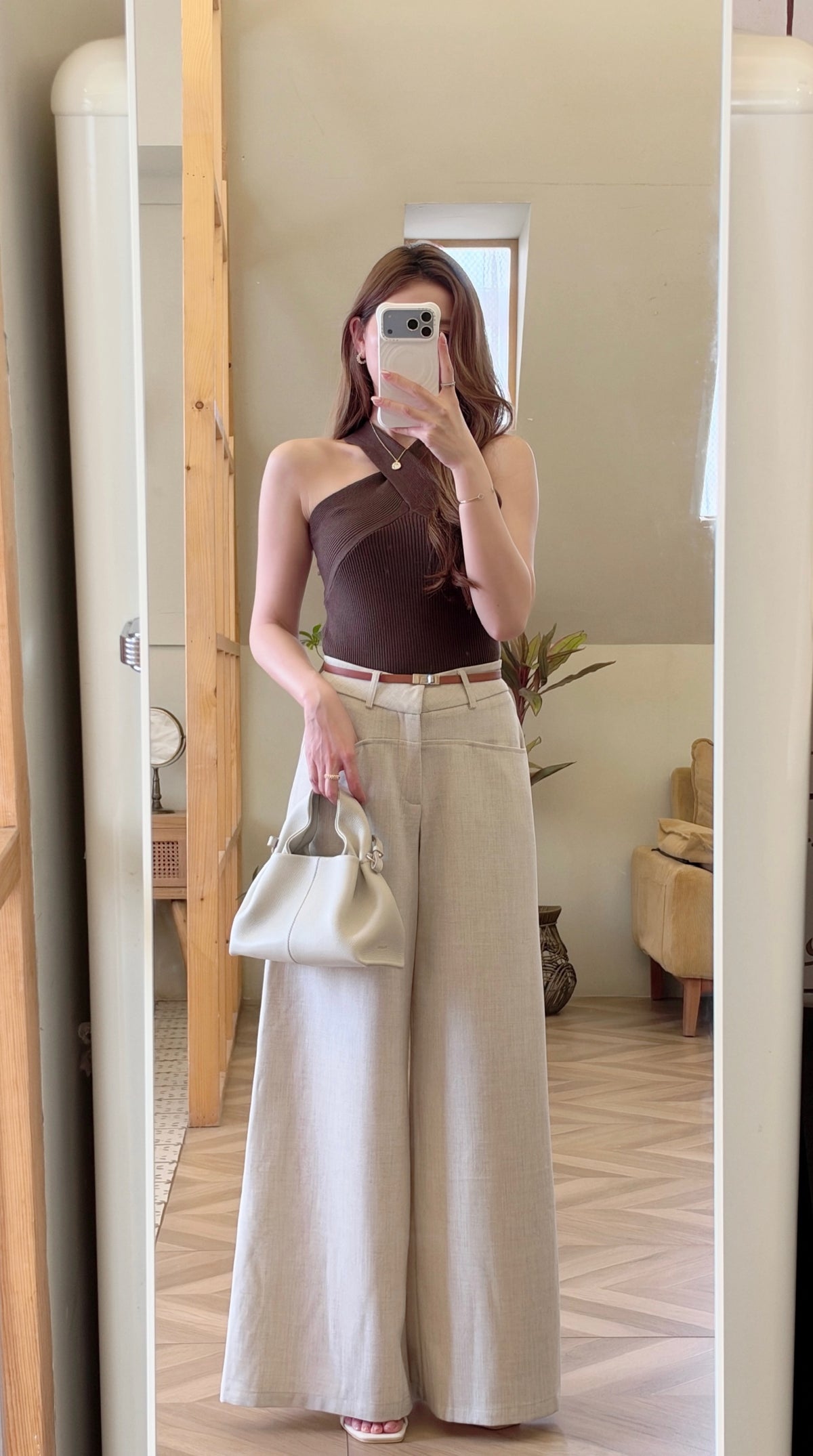 Halter Fall Knit Vest