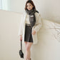 Snowy Fur Wool Coat