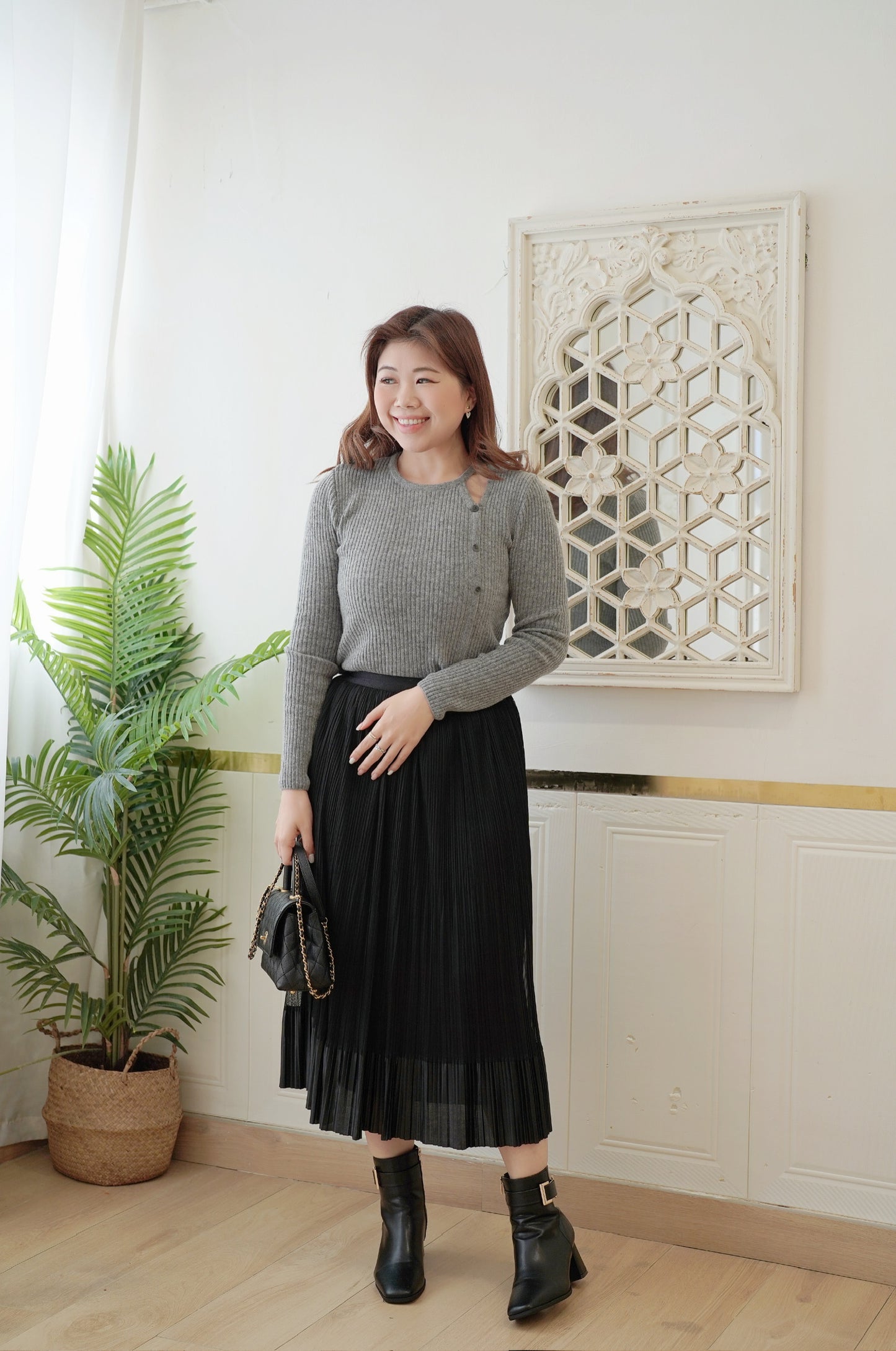 Cozy Spring Wool Top