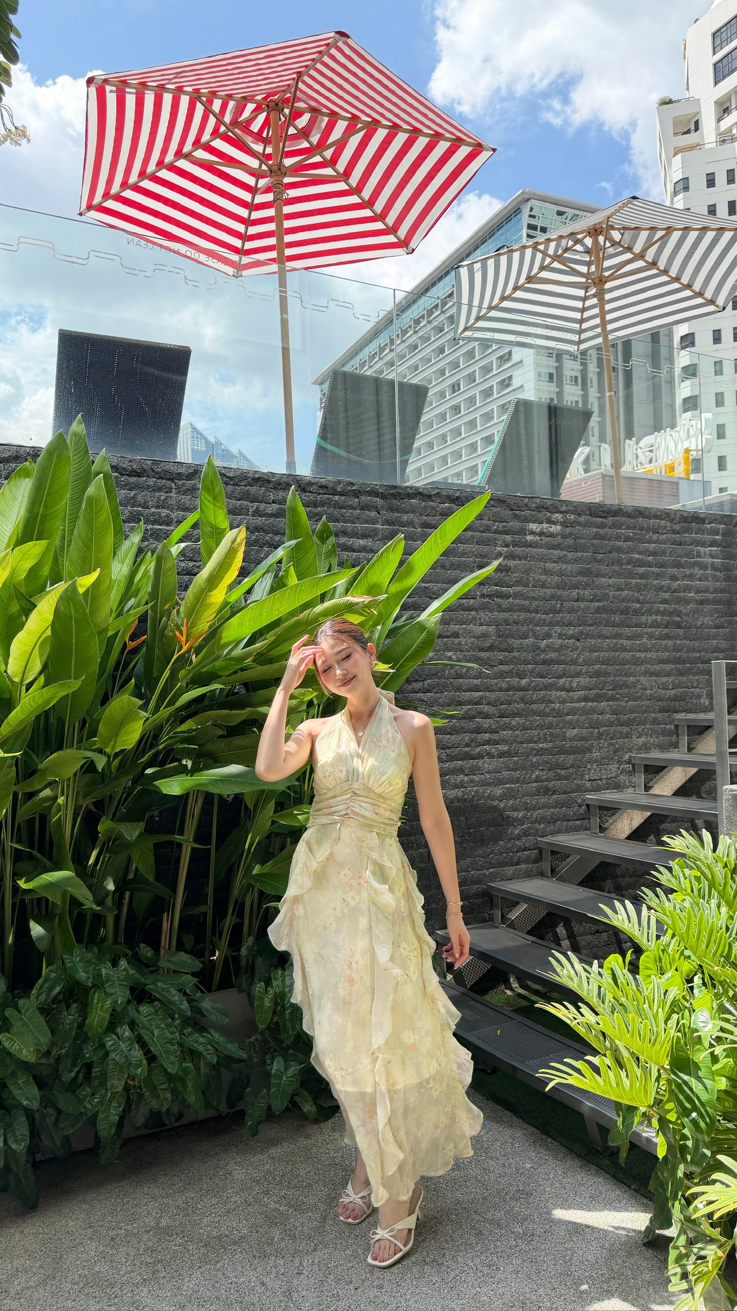 Gracie Floral Ruffles Dress