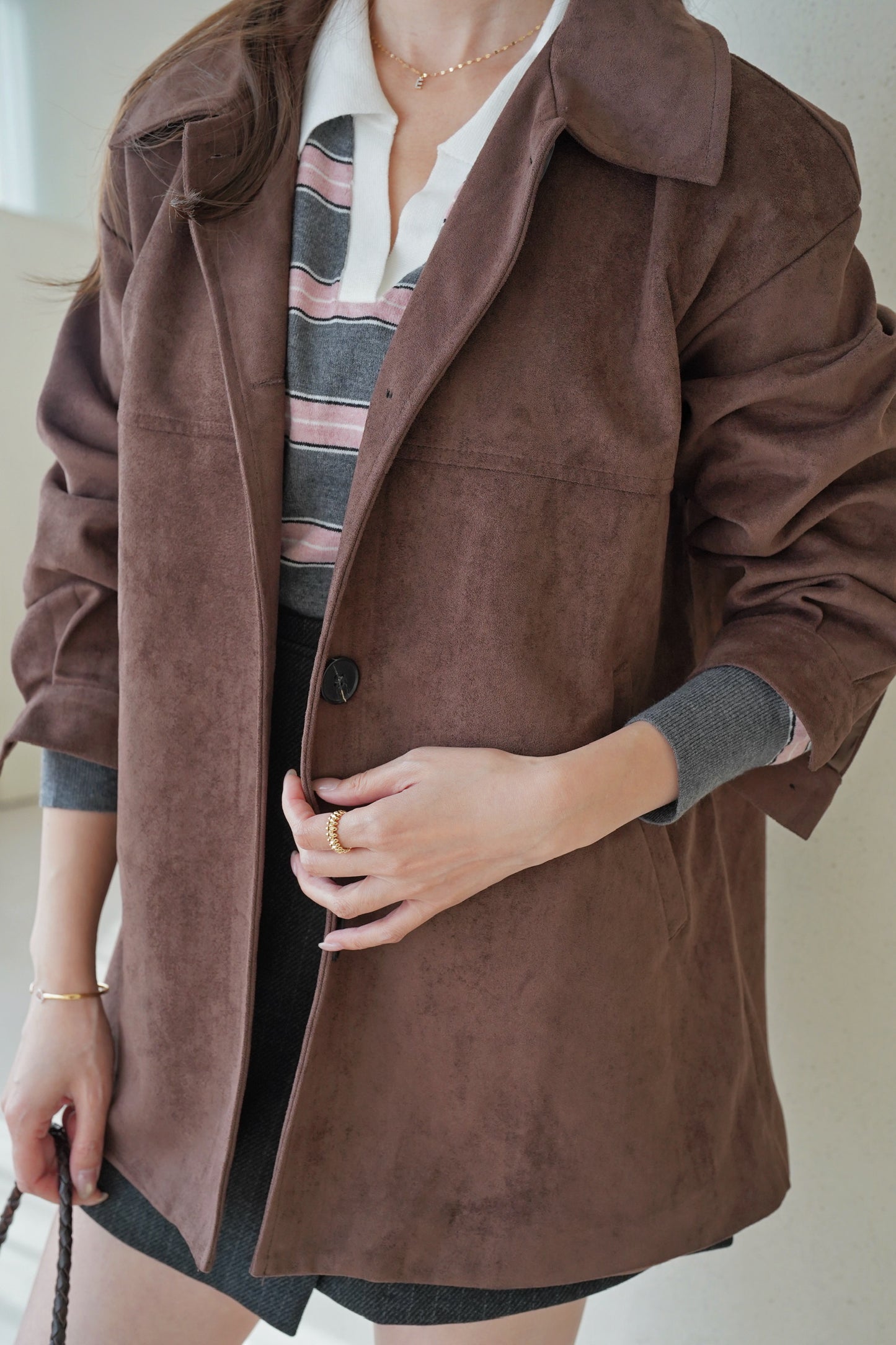 Classic Fine Suede Coat