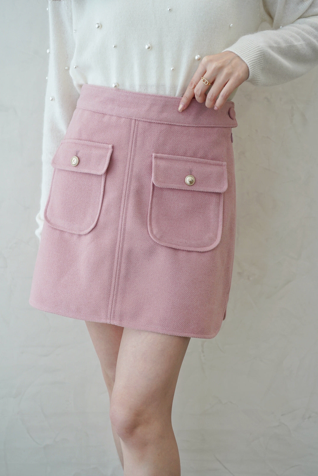 Be Grace Wool Skirt