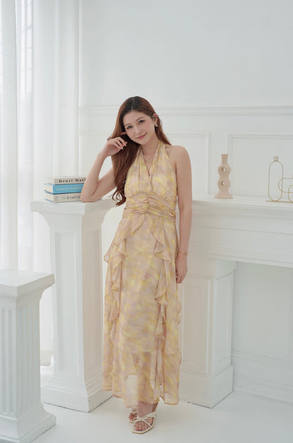 Gracie Floral Ruffles Dress