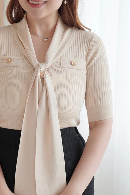 The Ribbon Tie Top