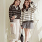 Ribbon Striped Sweater