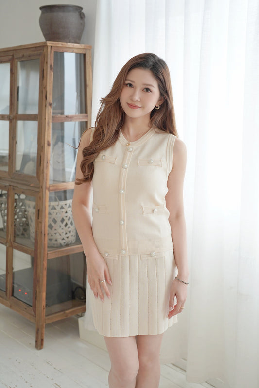 Classy Pearly Dress Set