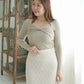 Twisty Ribbon Knitted Top