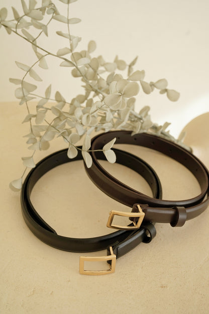 Classy Buckle Leather Belt