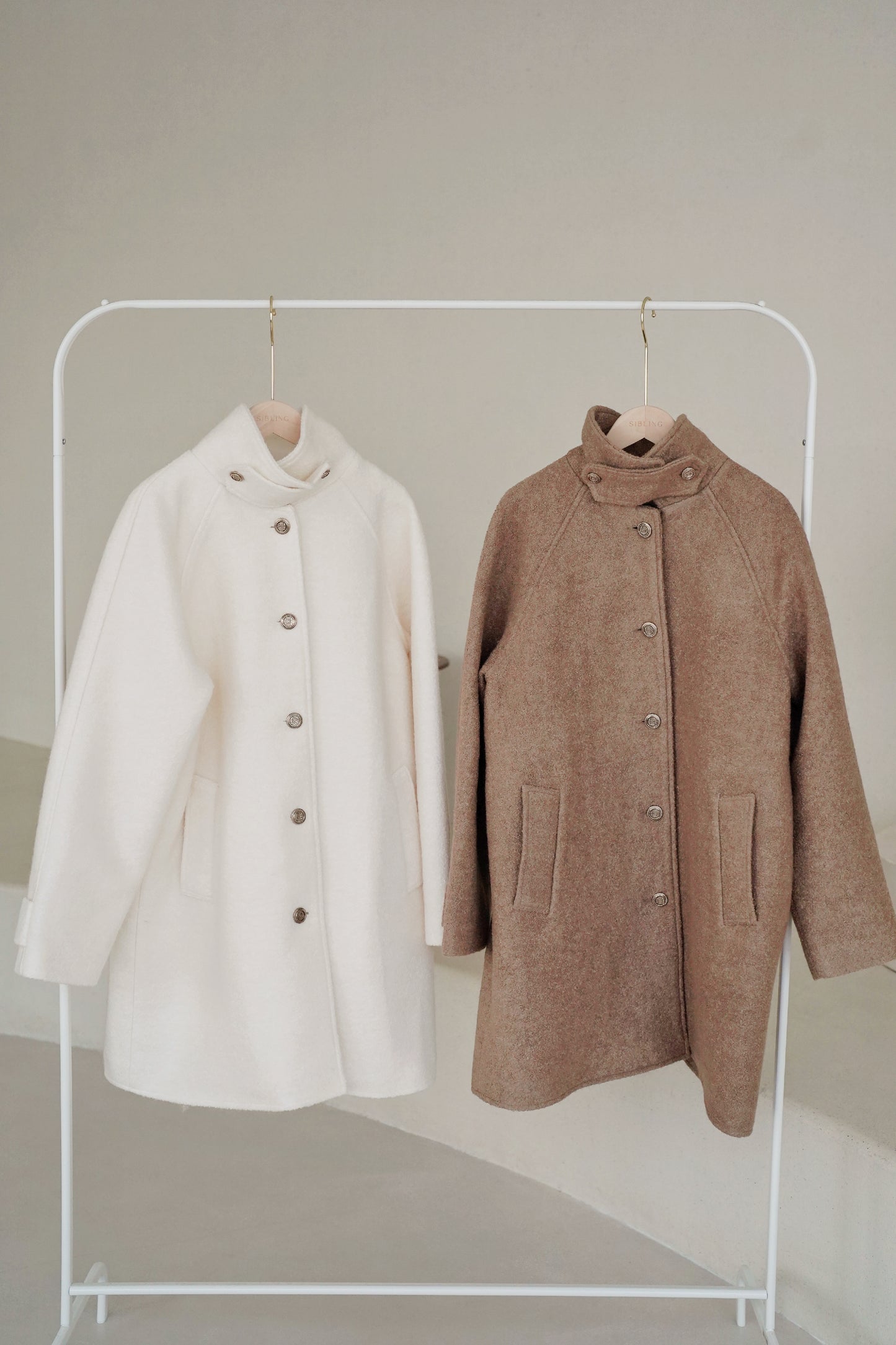 Premium Collar Wool Coat