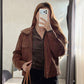 Classy Fine Suede Coat