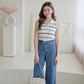 Stripe Collar Vest