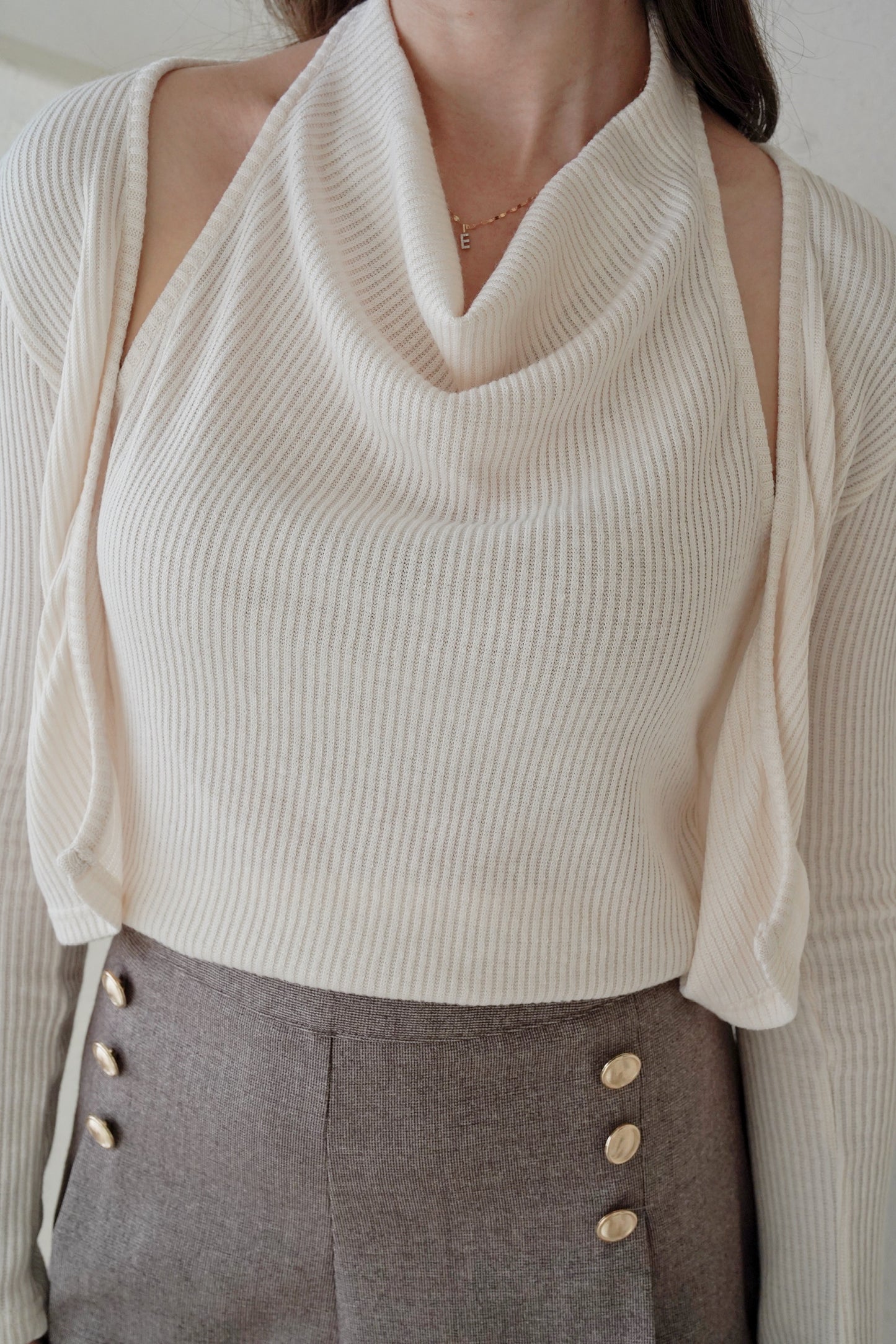 Luna Dapped Knitted Top