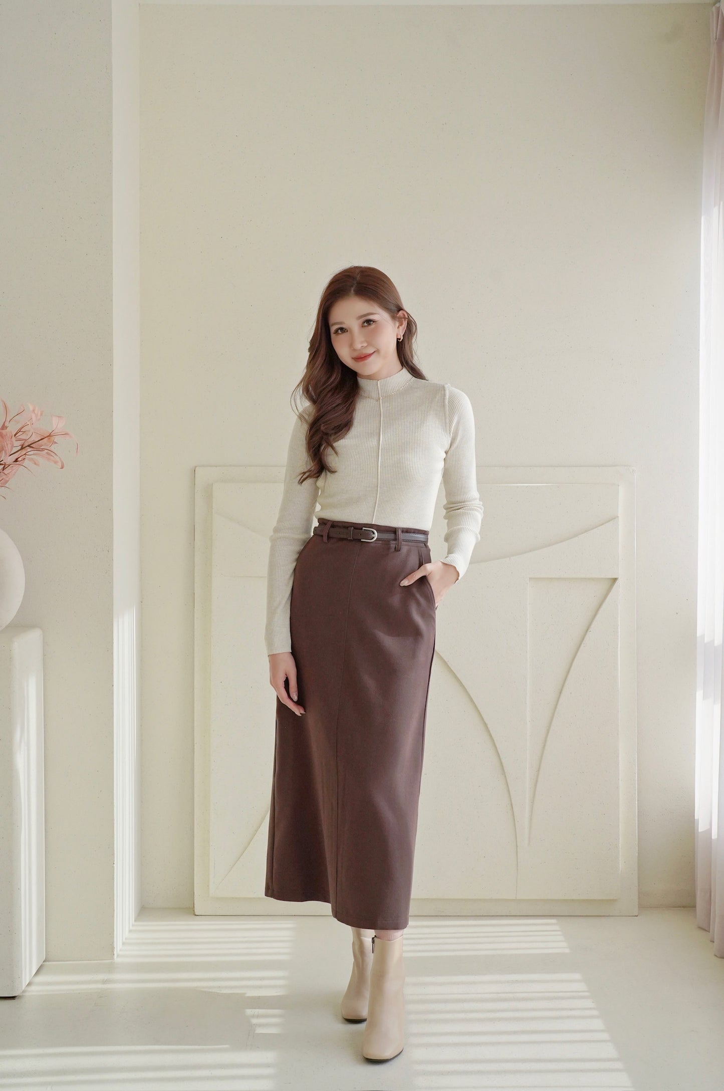 Winter High Waist Skirt
