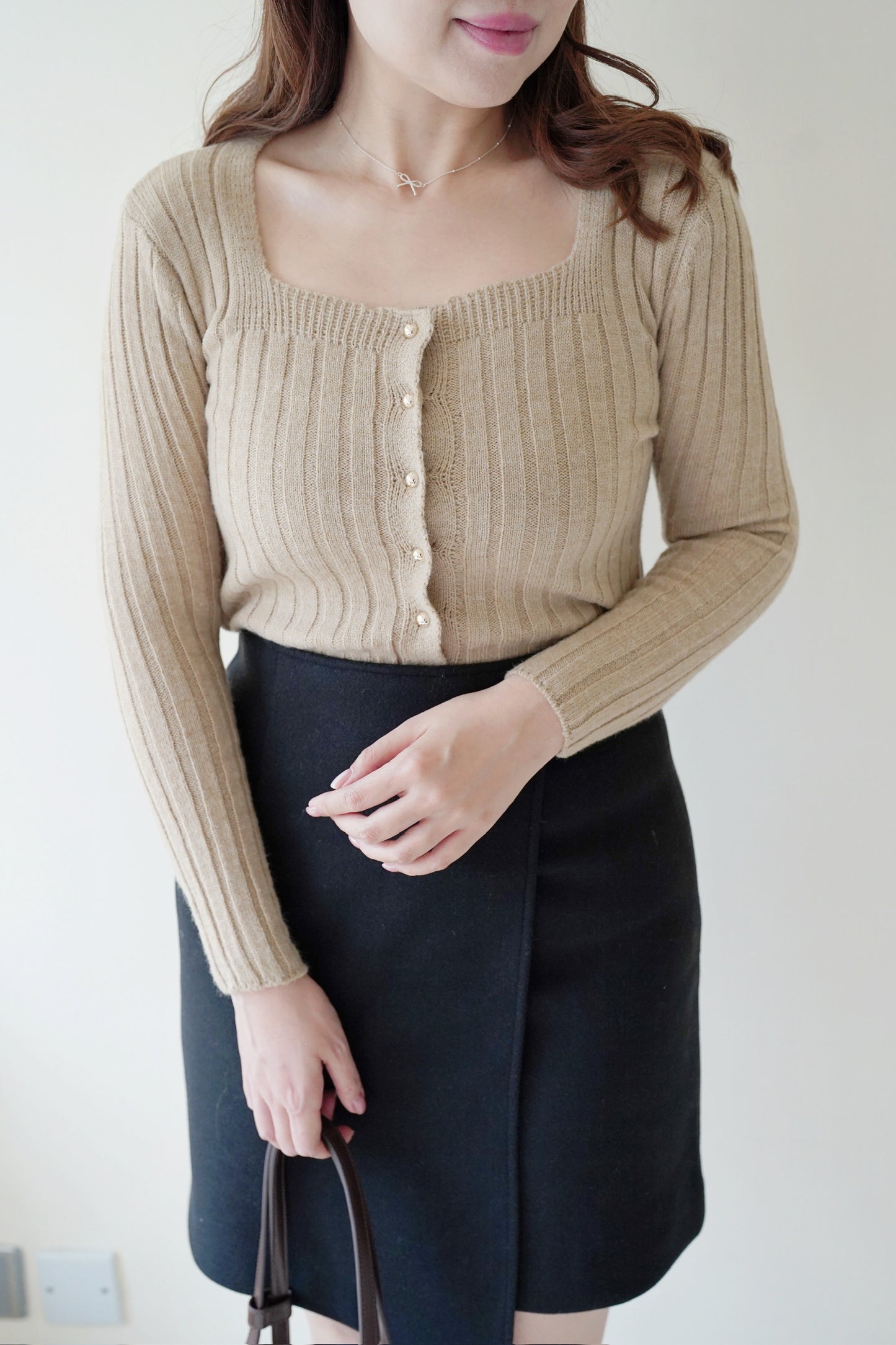 Basic Square Knitted Top