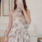 Butterfly Halter Dress