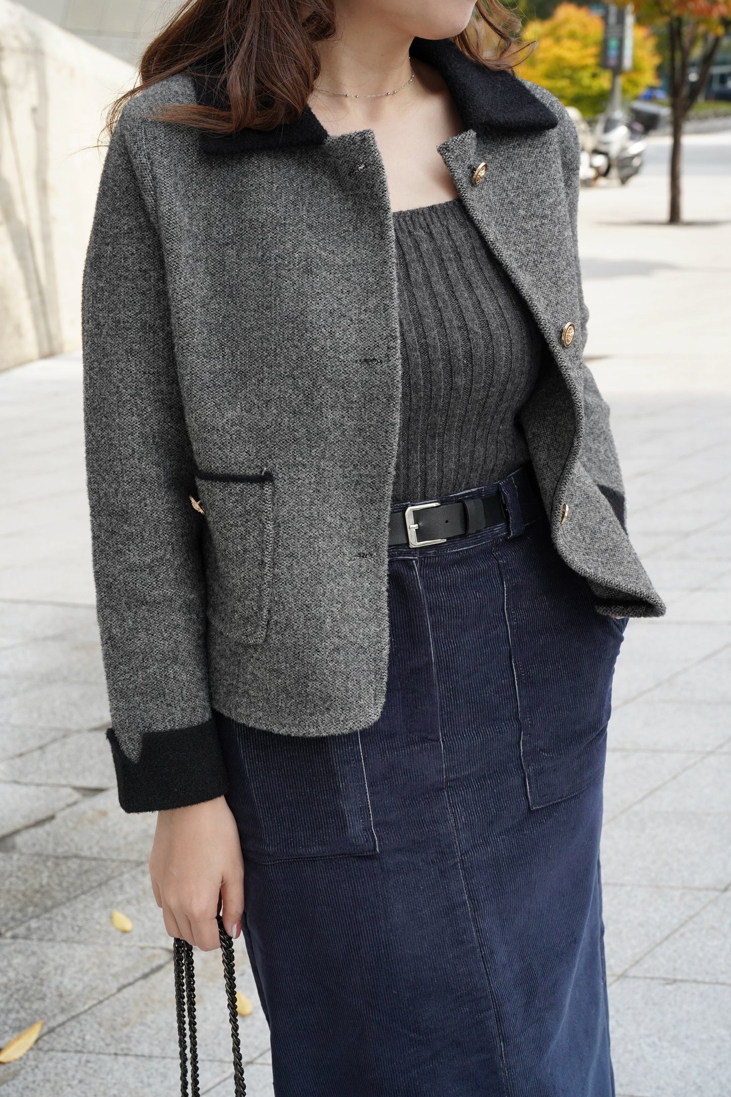 Deluxe Collar Wool Coat