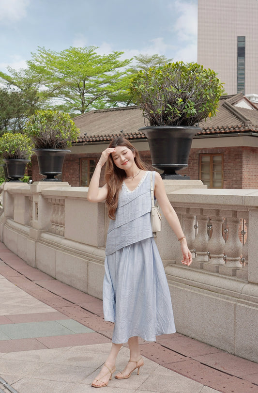 Ruffle Seasell Dress Set