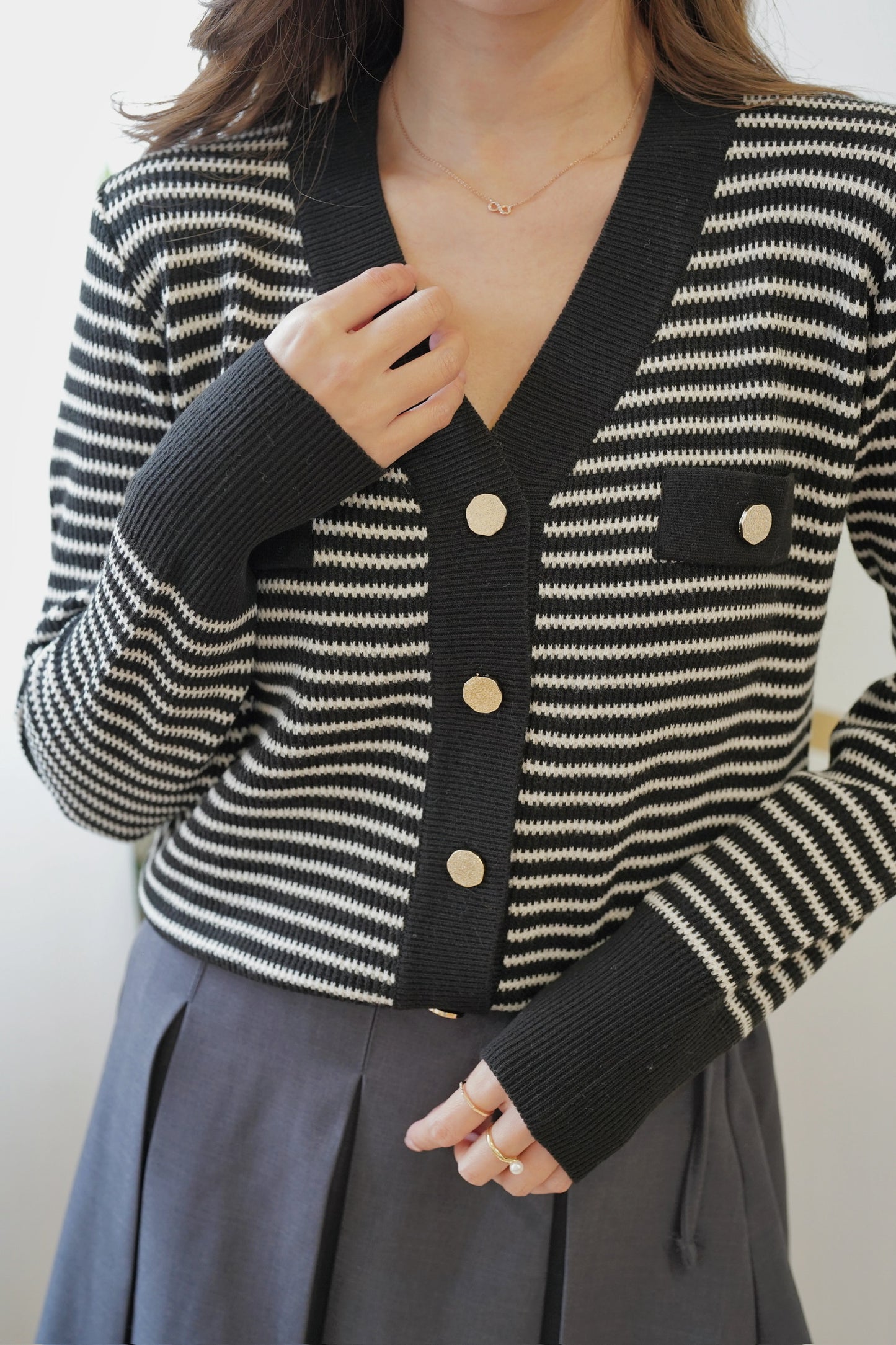 The Chic Stripe Cardi