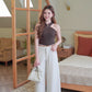 Halter Fall Knit Vest