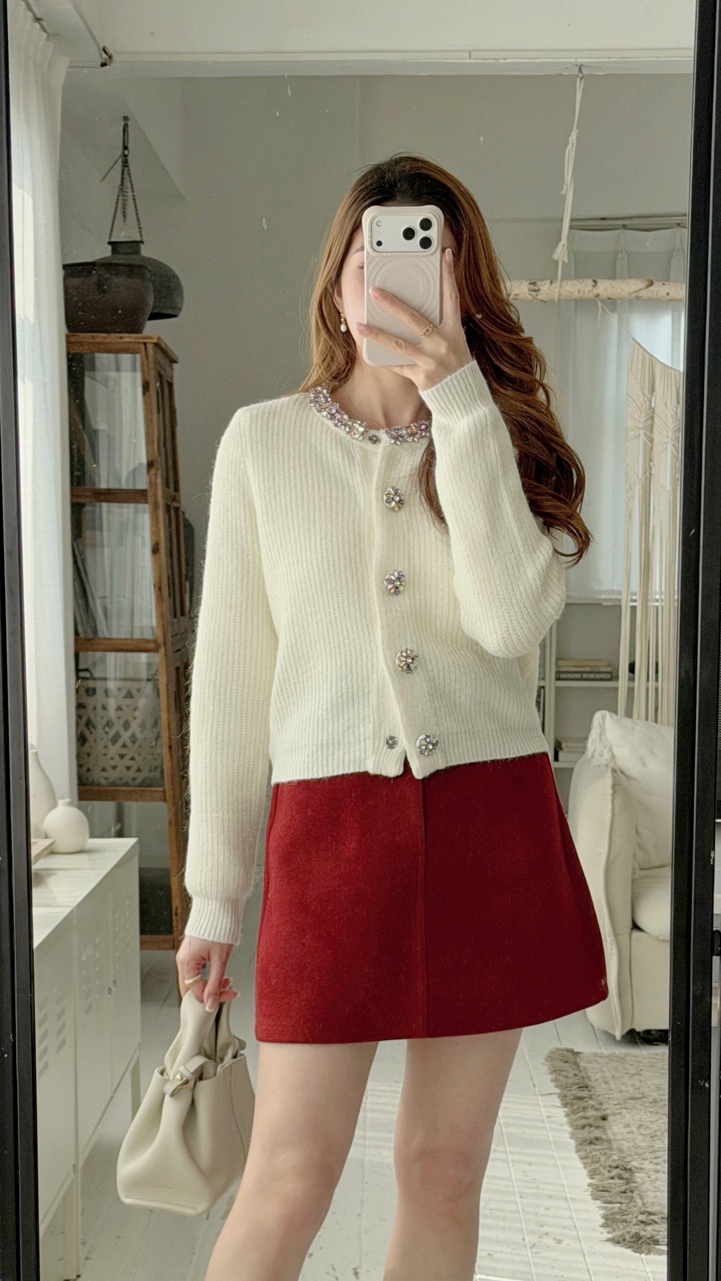 Sparkle Wollen Cardi