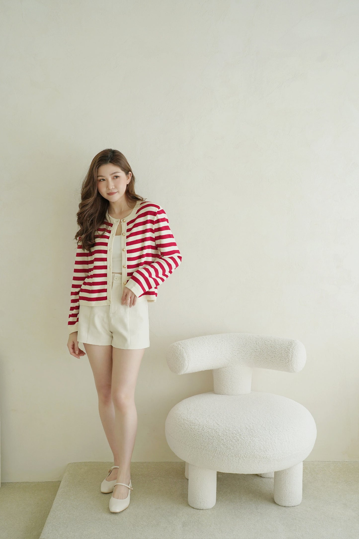 Frenchy Stripe Cardi