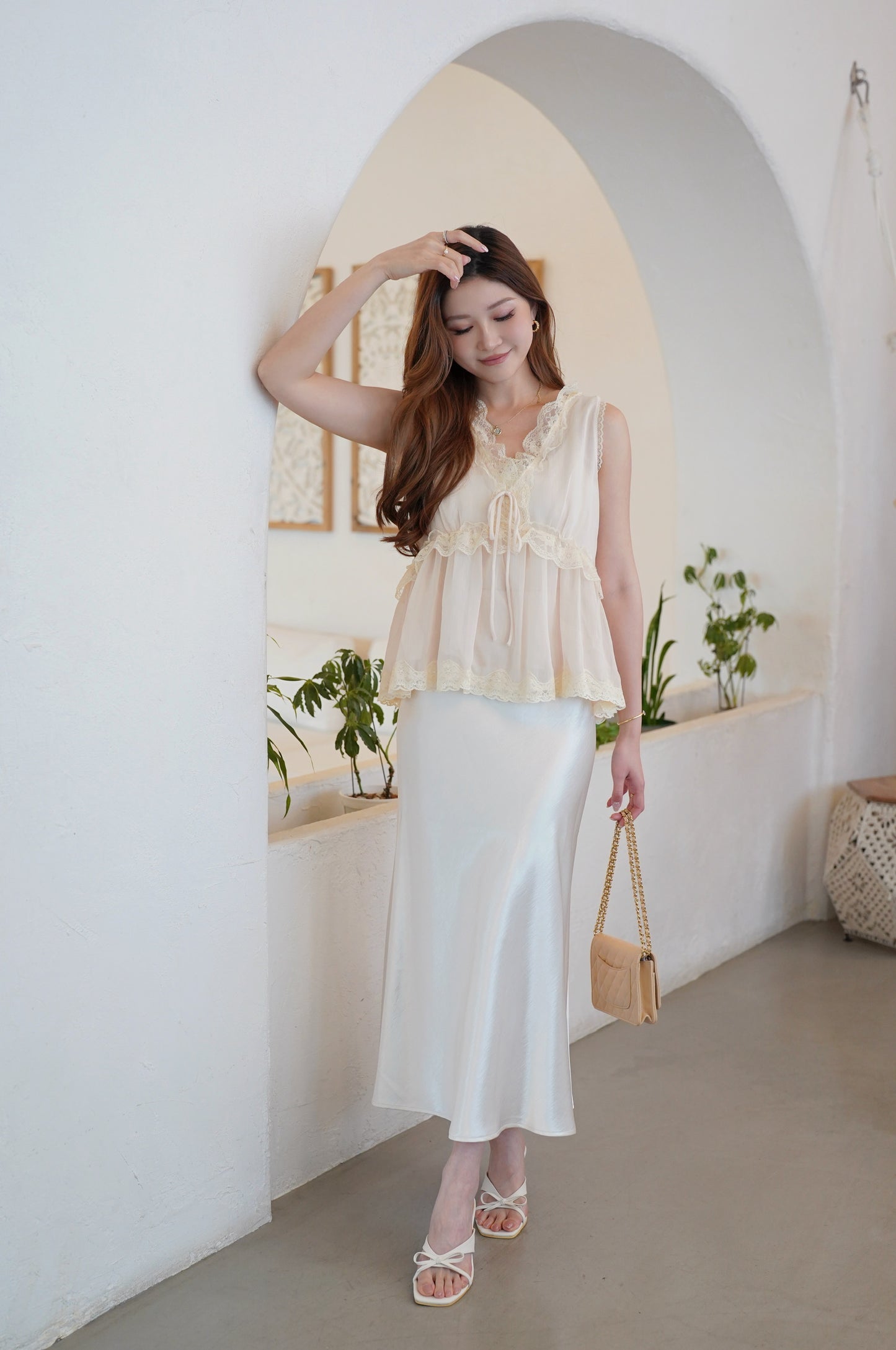 Merci Lacie Satin Vest