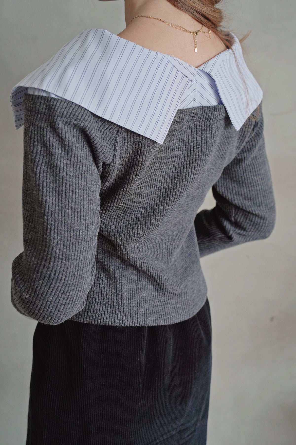 Misty Stripy Knit Top