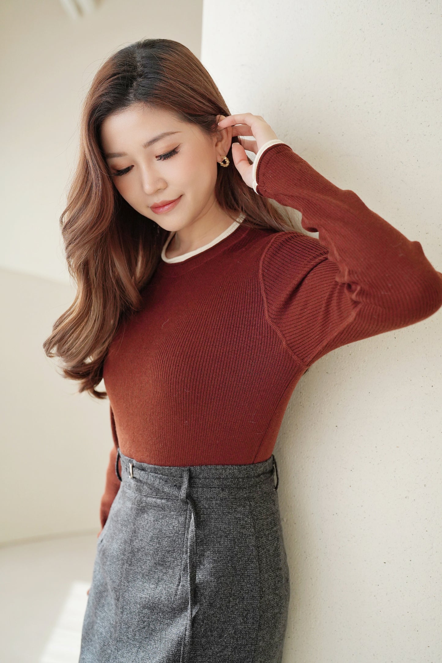 Daily Essential Knitted Top