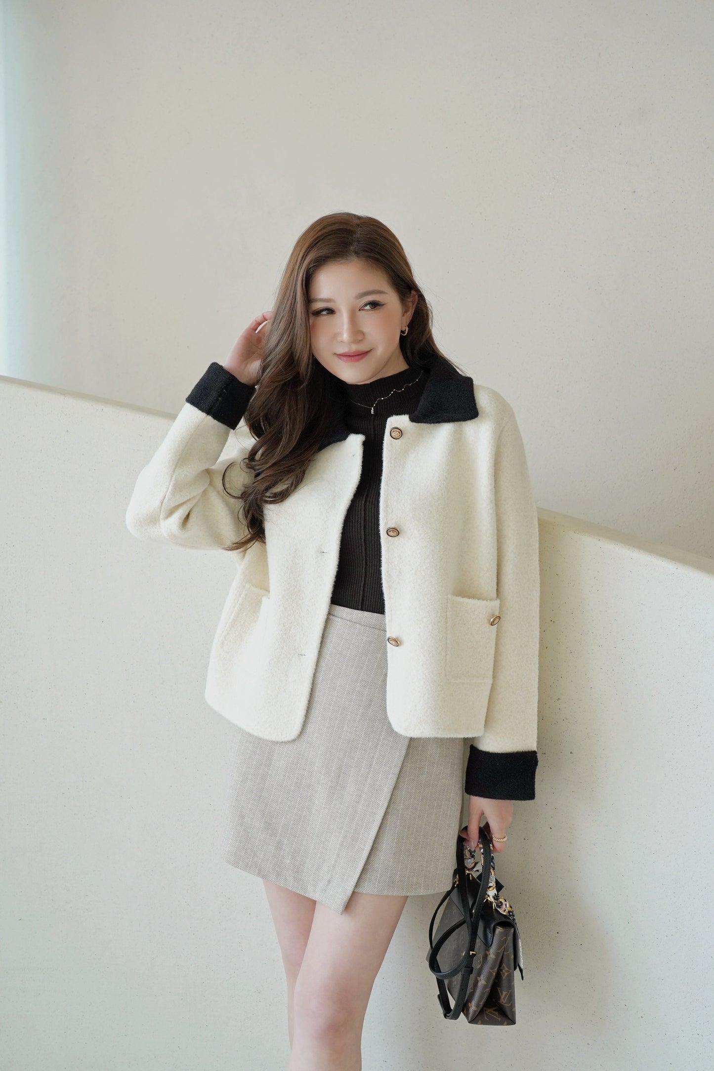 Deluxe Collar Wool Coat