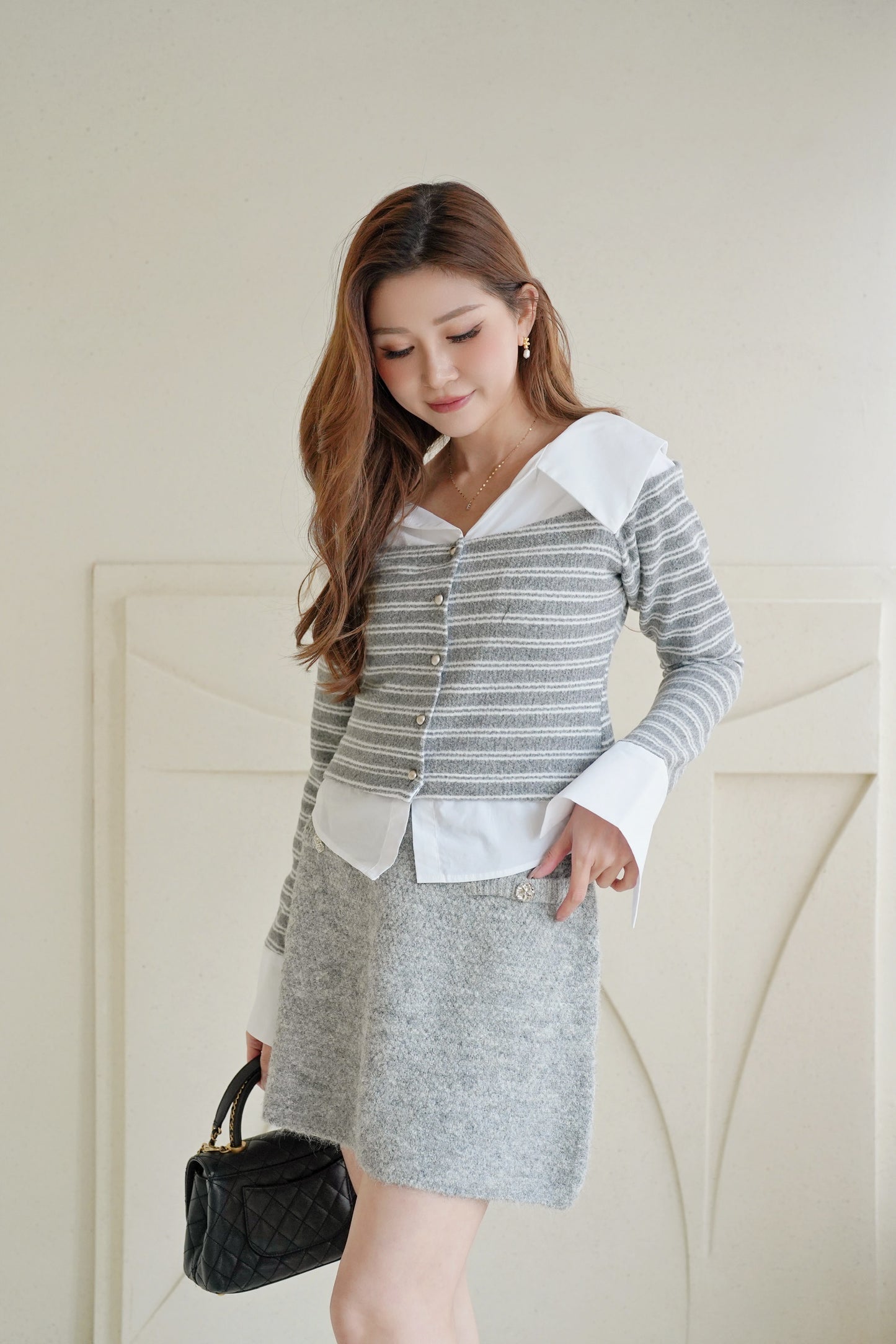 Femme Stripe Shirt Top