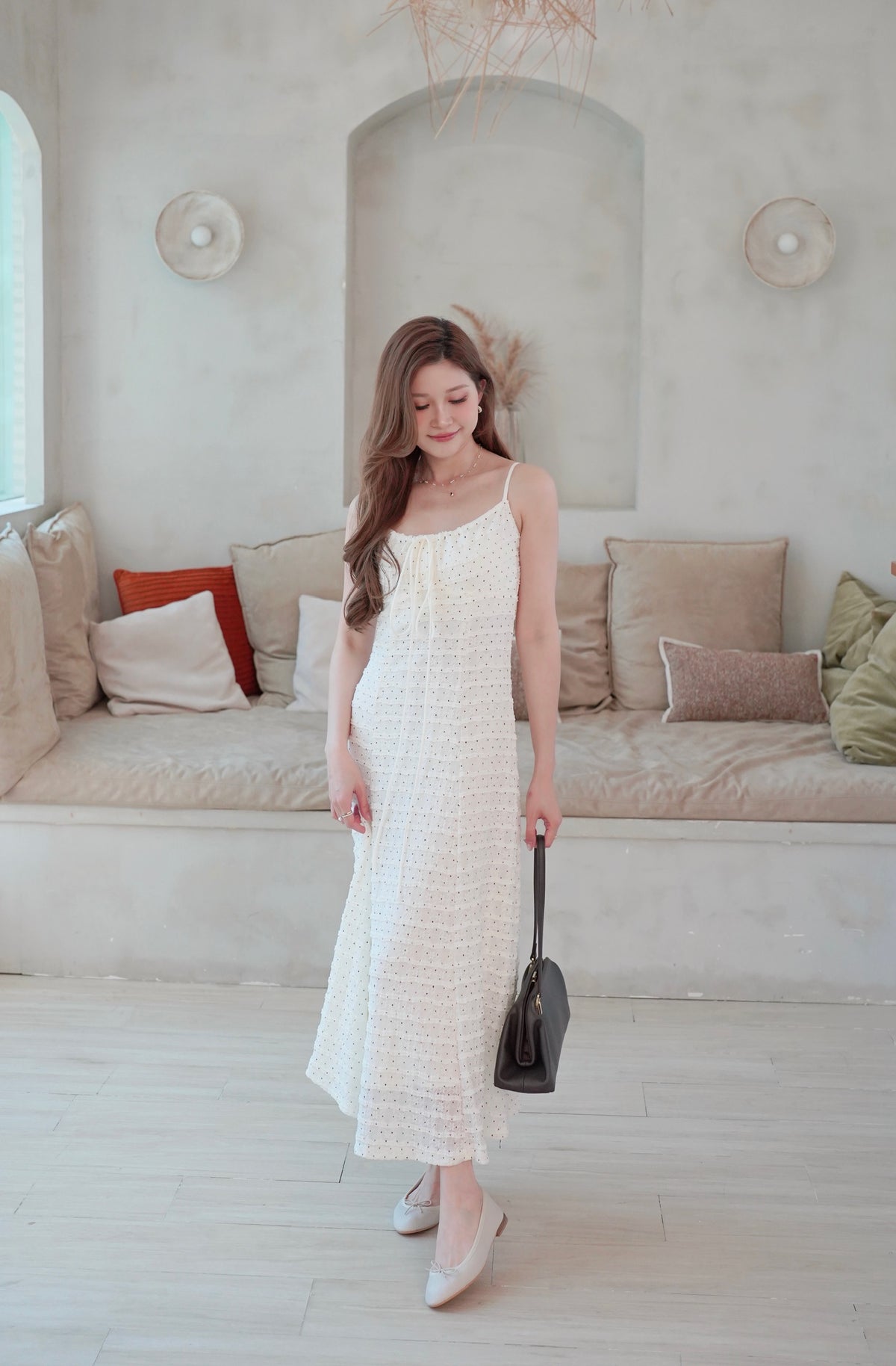 The Dot Floral Dress Set