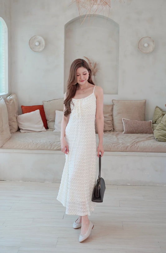 The Dot Floral Dress Set