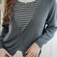 Frenchy Comfy Stripe Top