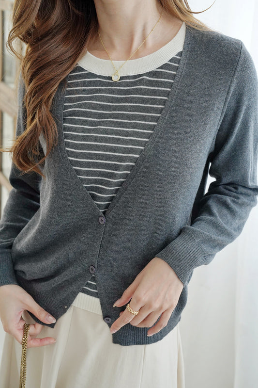 Frenchy Comfy Stripe Top