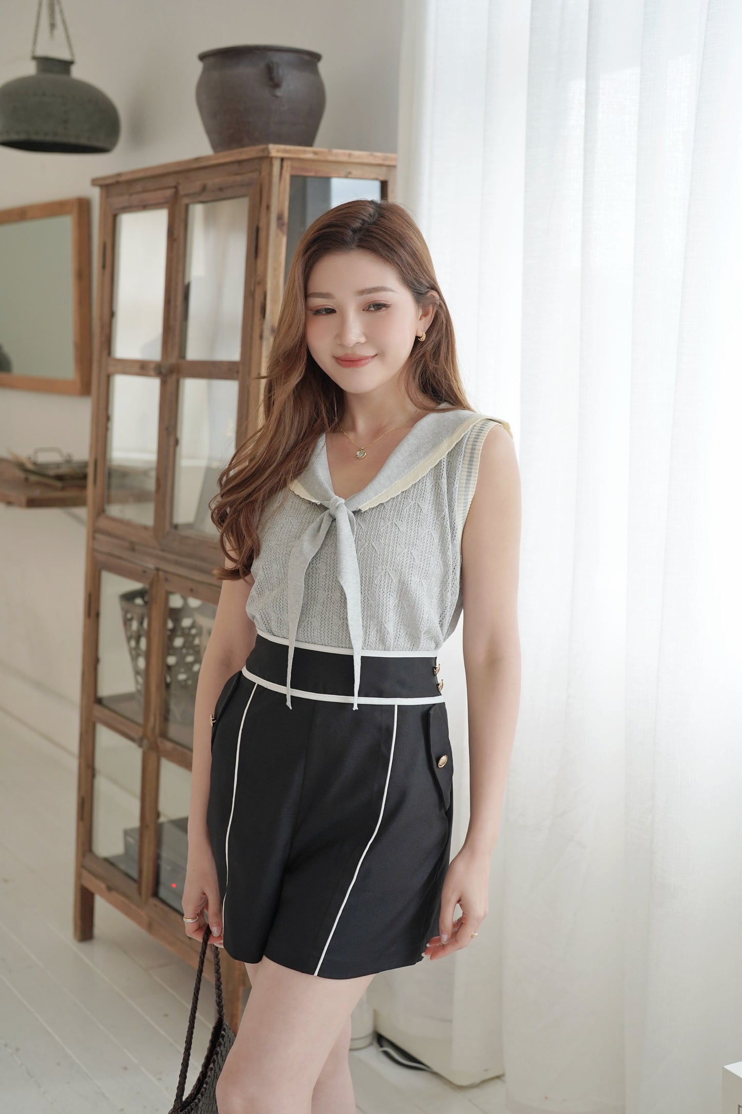 Airy Scarfy Top