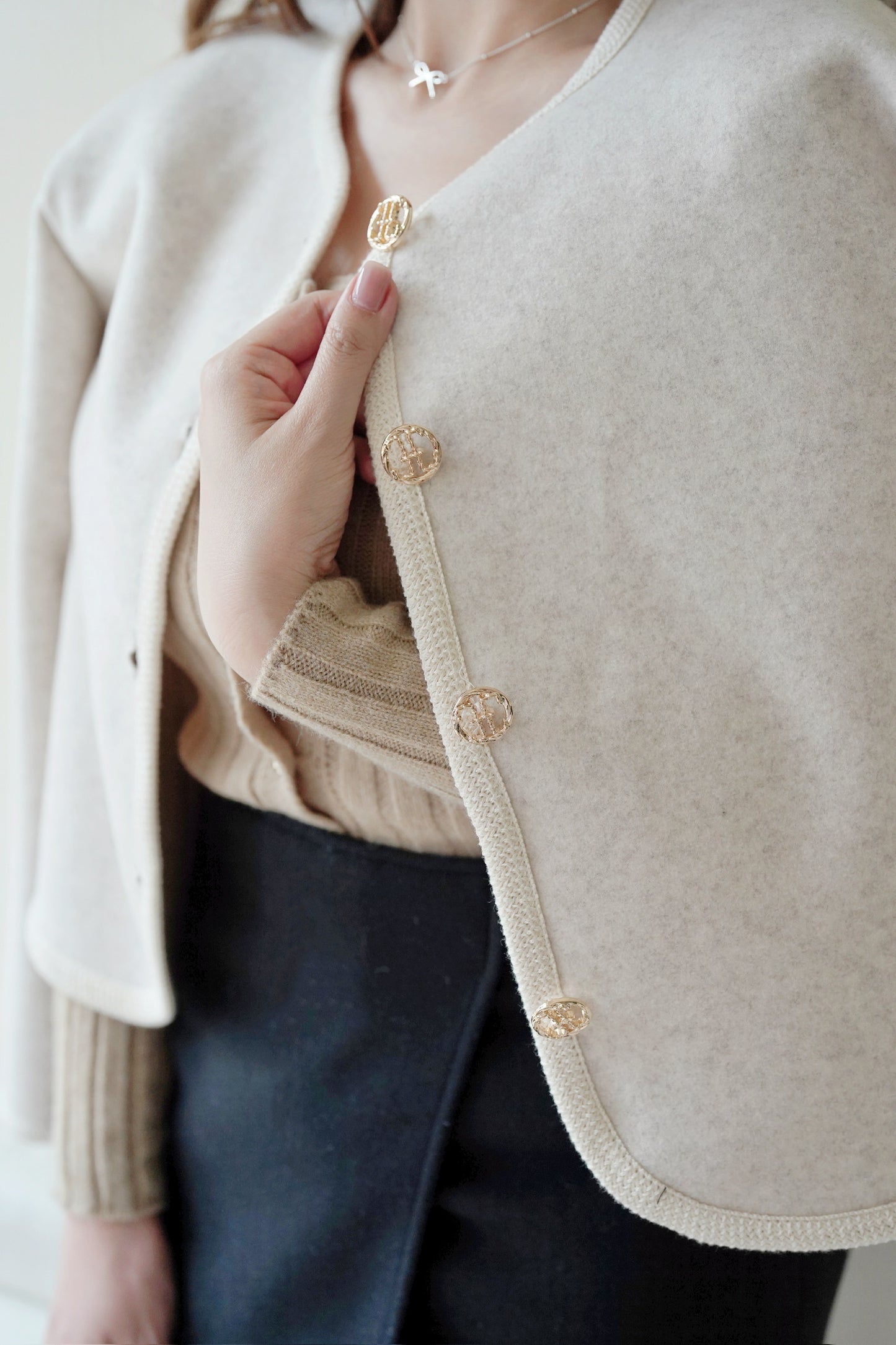 Softness Tweedy Coat