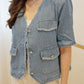 Tweedy Denim Jacket