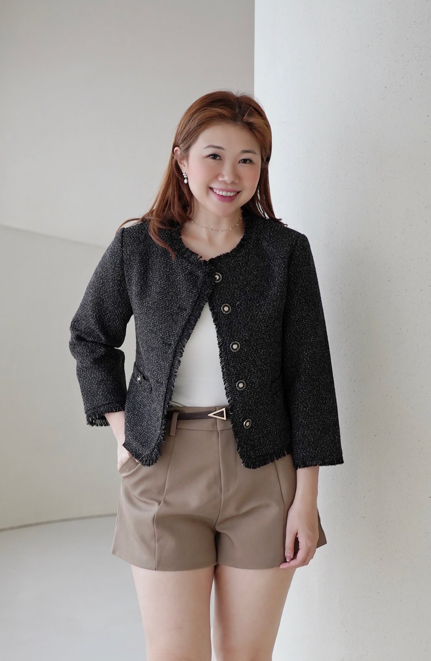 Deluxe Grace Tweed Coat