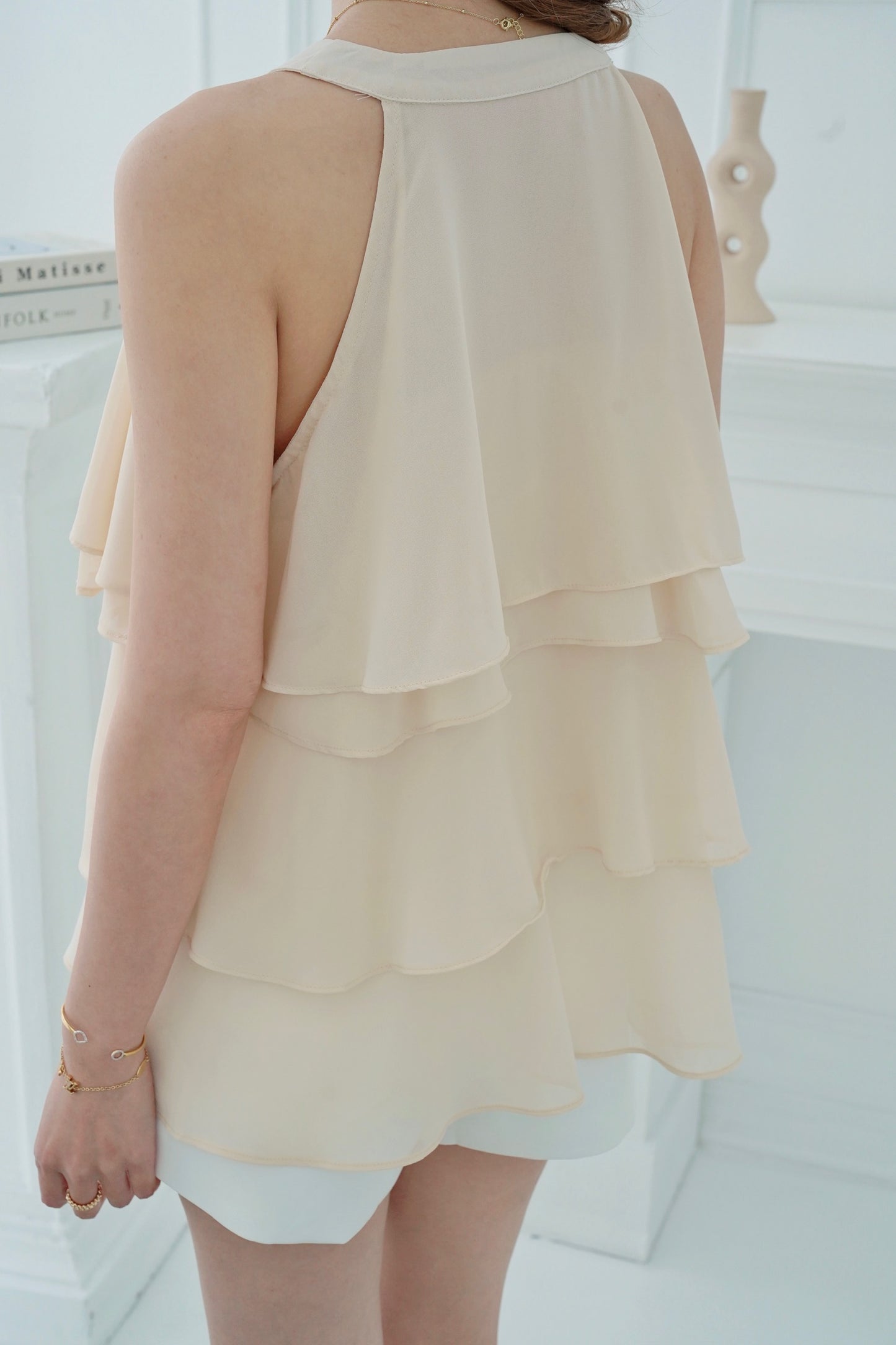 Ribbon Halter Vest