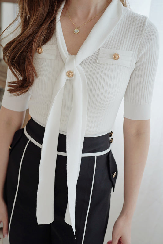 The Ribbon Tie Top