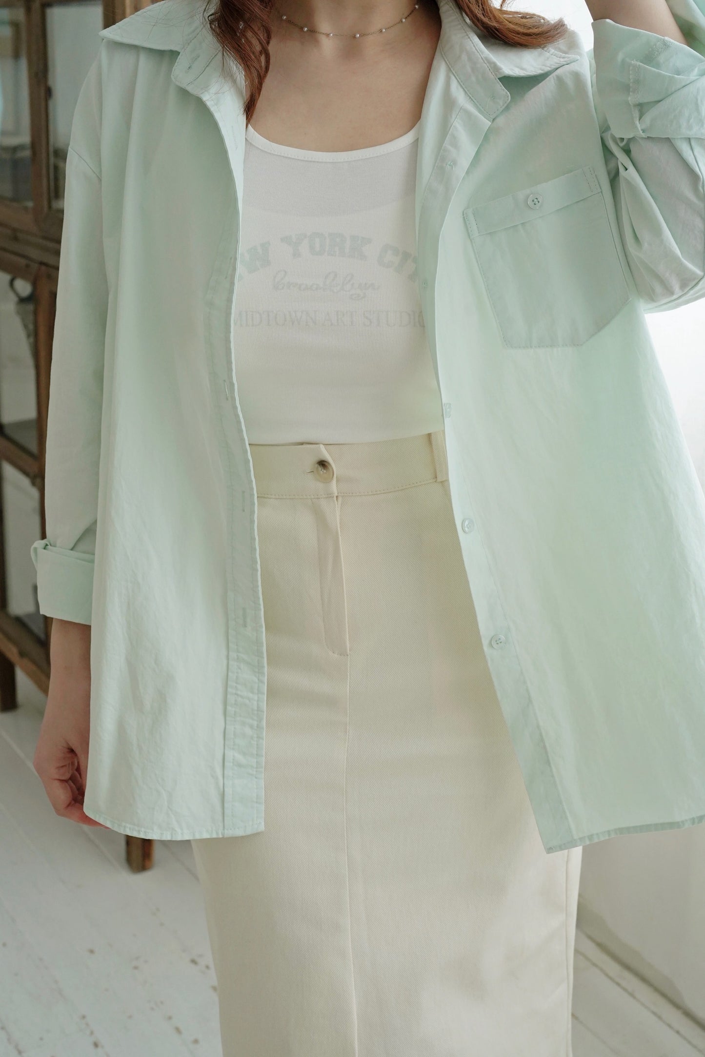 Cozy Pastel Shirt Set