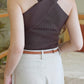 Halter Fall Knit Vest