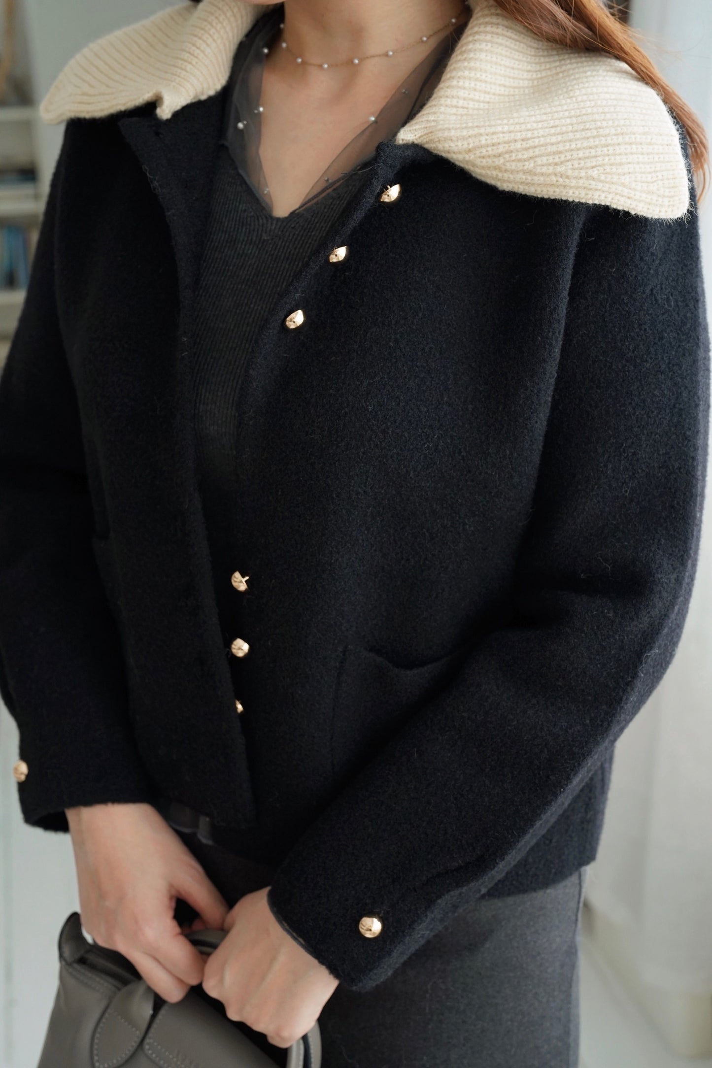 Aplace Collar Coat