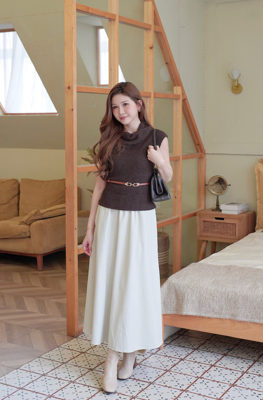 The Fine Leather Skirt