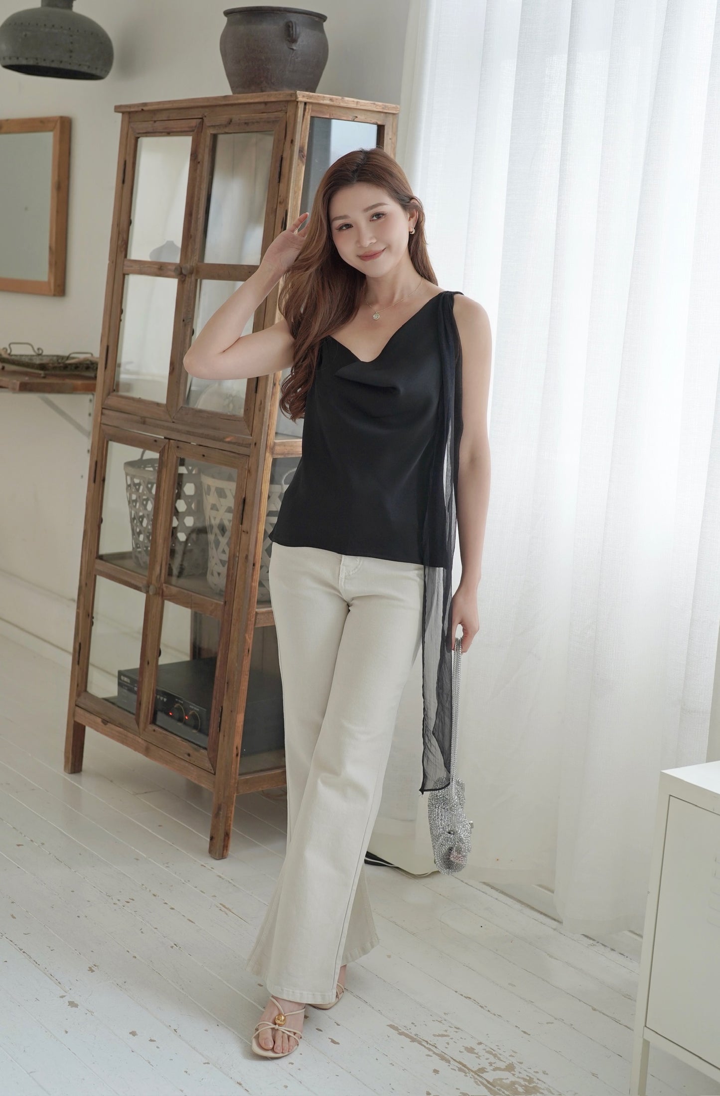 Misty Satin Vest