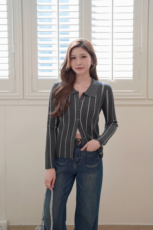 Stripe Autumn Top