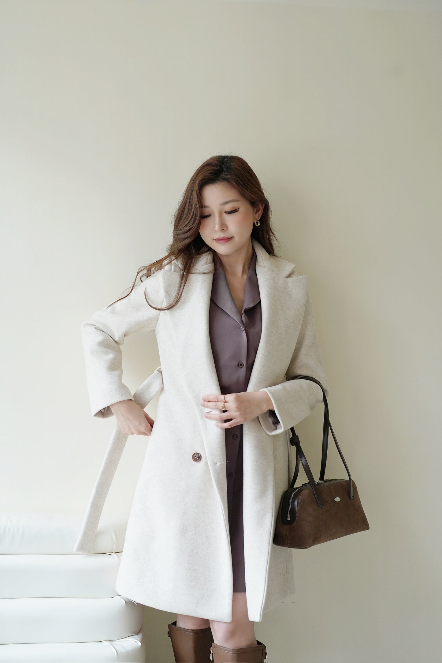 Classic Belted Wool Coat