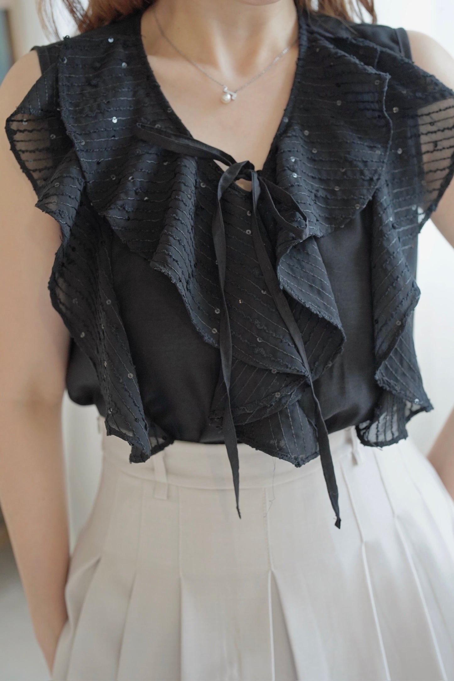 Lotus Ruffle Vest